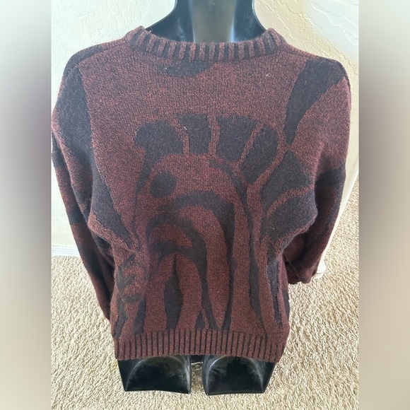Men’s pre own as is wool made in Italy size M knit limited edition Expressions - Picture 2 of 4